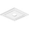 Ekena Millwork Diamond Architectural PVC Ceiling Medallion, 22"W x 14 5/8"H x 3"ID x 7 3/4"C x 1"P, One-Piece CMP22X14DD-03000 - alternate 3